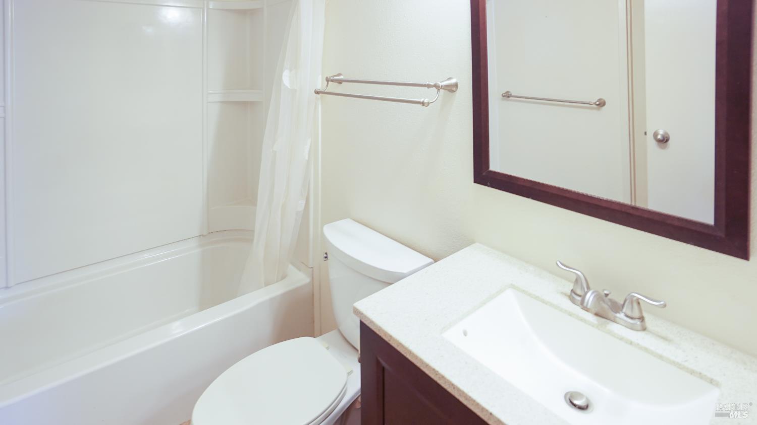 2412 Foothill Boulevard, Unit 124 Calistoga, CA 94515 - Photo 20 of 29 a bathroom with a sink toilet and shower