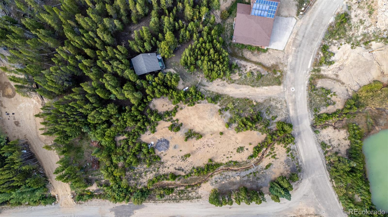 Beaver Road Idaho Springs, CO 80452 - Photo 26 of 50 an aerial view of a backyard of a house