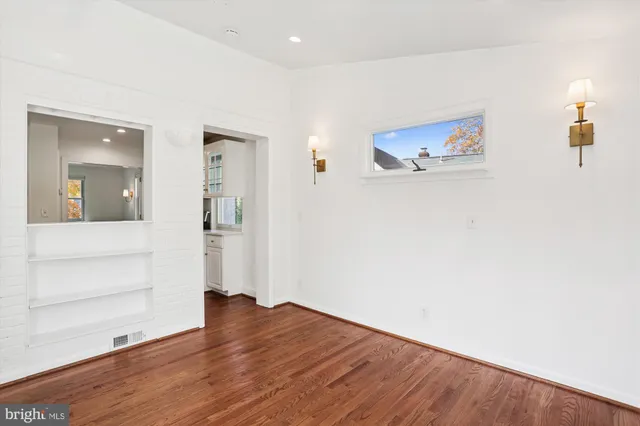 wooden floor in an empty room