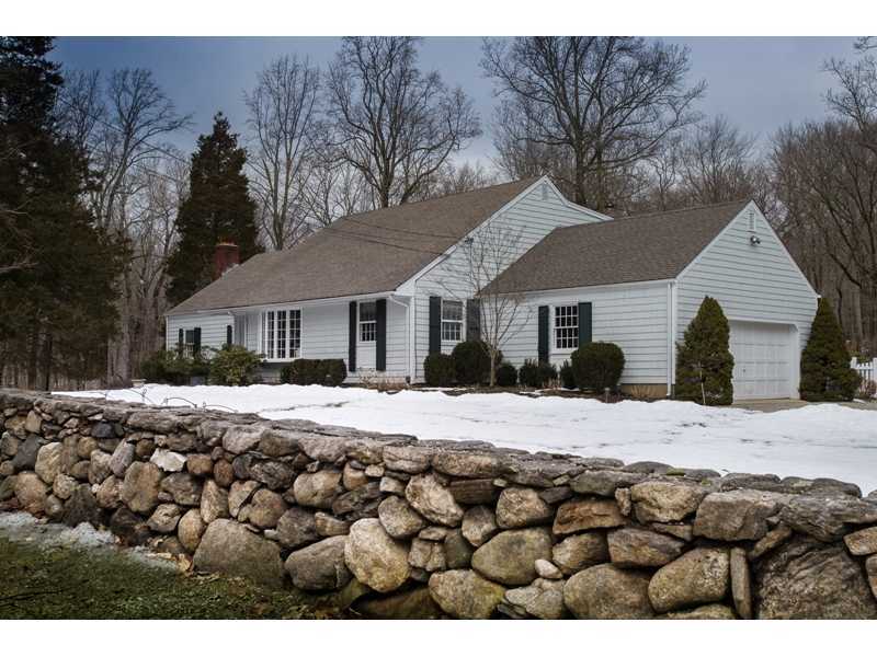 201 Michigan Road New Canaan, CT 06840 - Photo 1 of 25 a view of a yard and a house