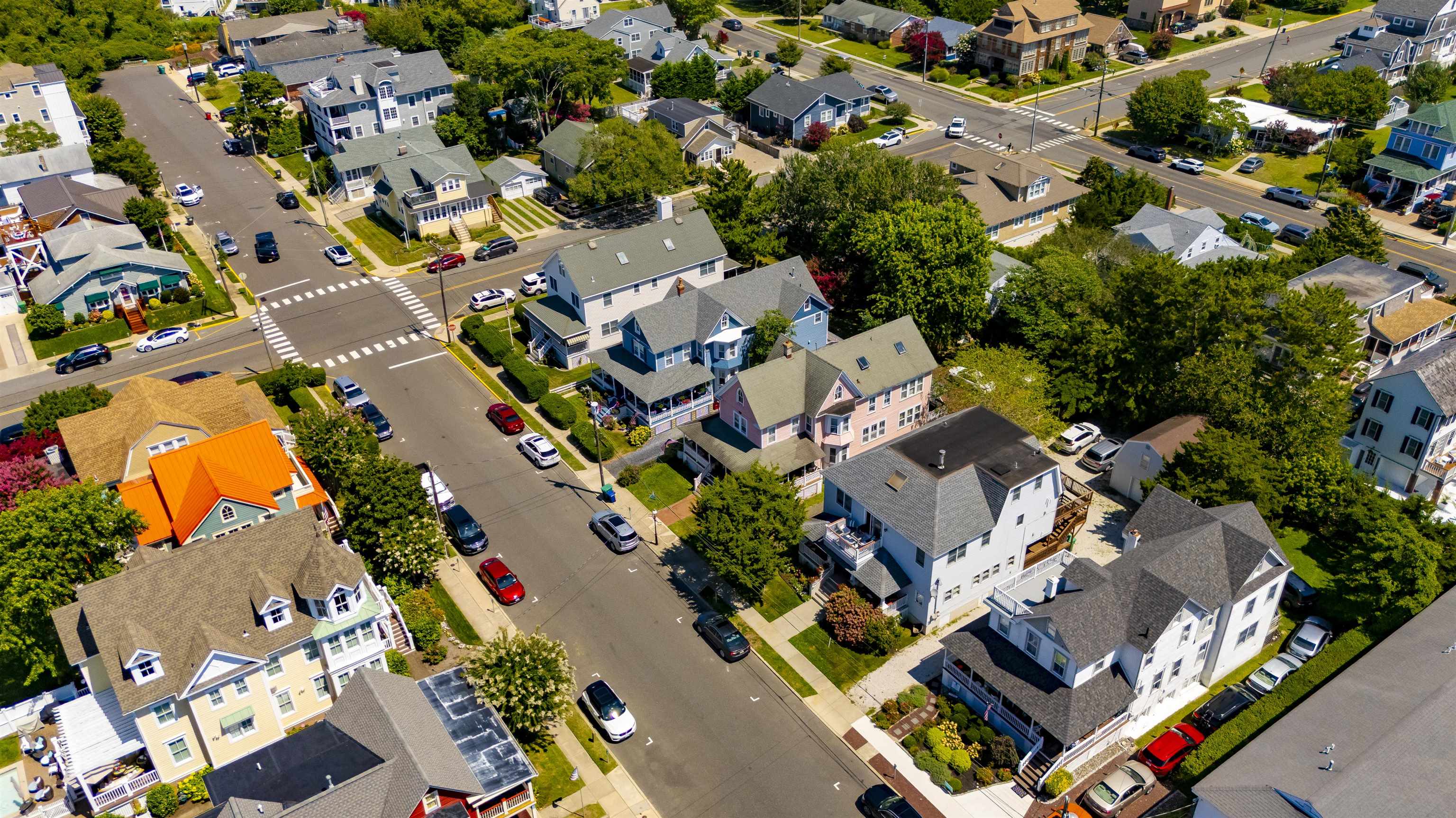 35 1st Cape May, NJ 08204 - Photo 38 of 49 an aerial view of residential house with outdoor space and street view