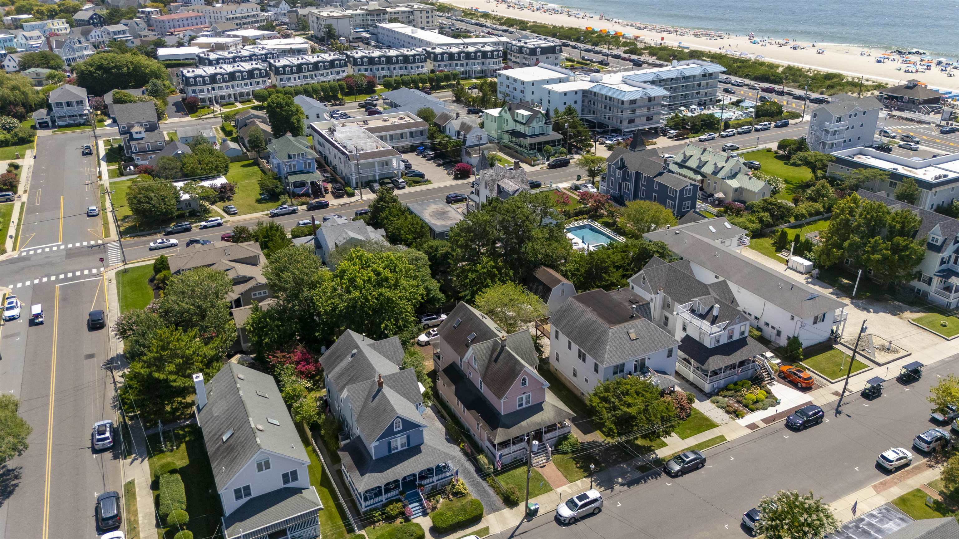 35 1st Cape May, NJ 08204 - Photo 43 of 49 an aerial view of residential houses with outdoor space