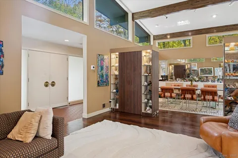 a bedroom with furniture and a couch