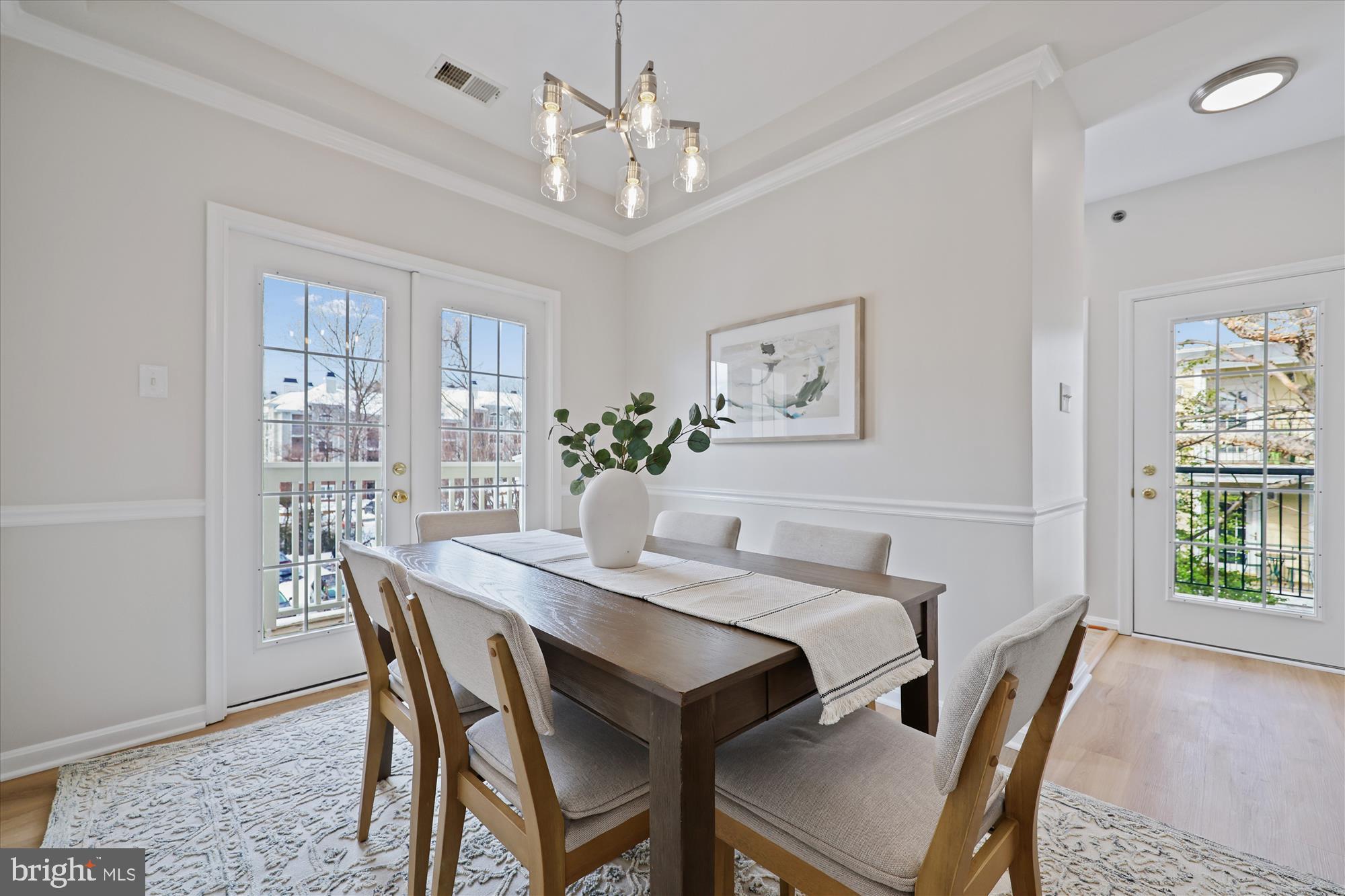 106 Booth Street, Unit 34 Gaithersburg, MD 20878 - Photo 12 of 46 a view of a dining room with furniture window and outside view