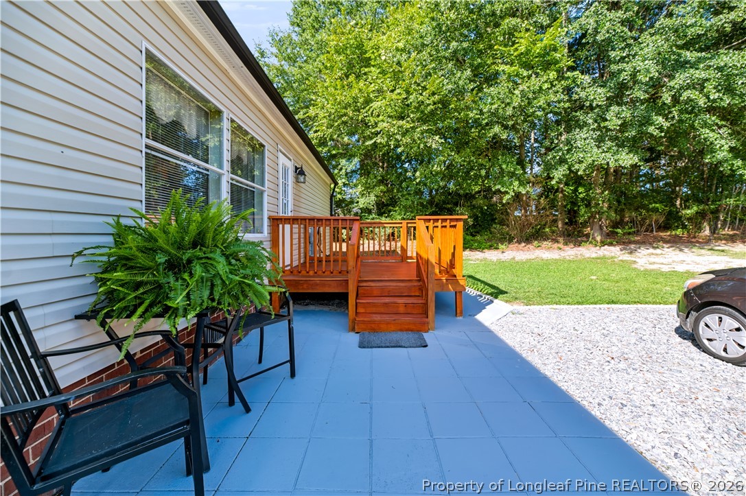 1919 Pumping Station Road Sanford, NC 27330 - Photo 25 of 33 Rear Patio / Deck View