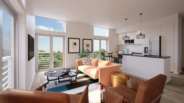 a bathroom with a sink a toilet a light fixture and mirror