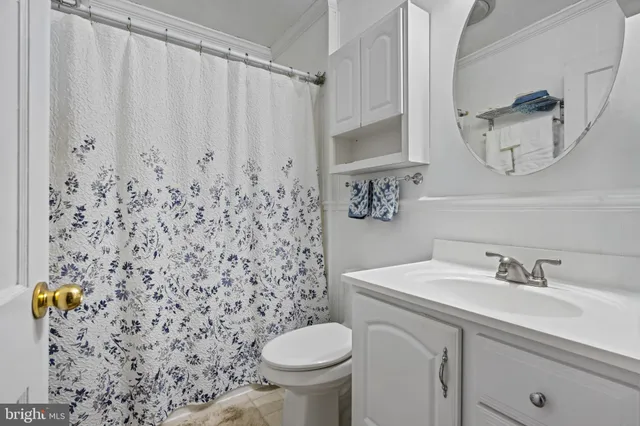 a bathroom with a sink toilet and mirror