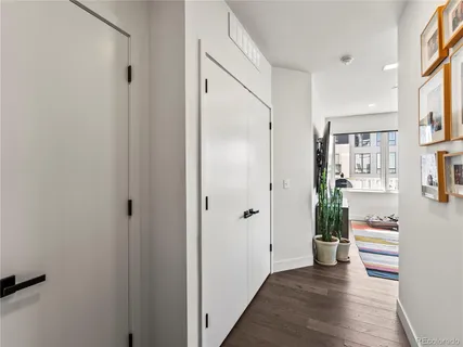 a view of entryway with livingroom and furniture
