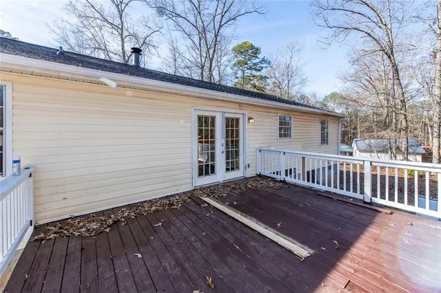 a view of a house with a roof deck