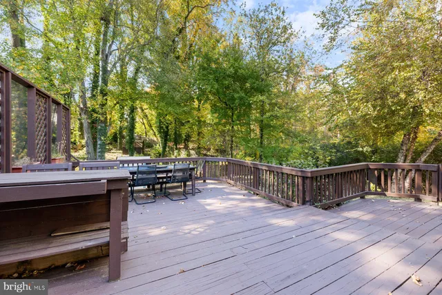 a view of a room with a large window