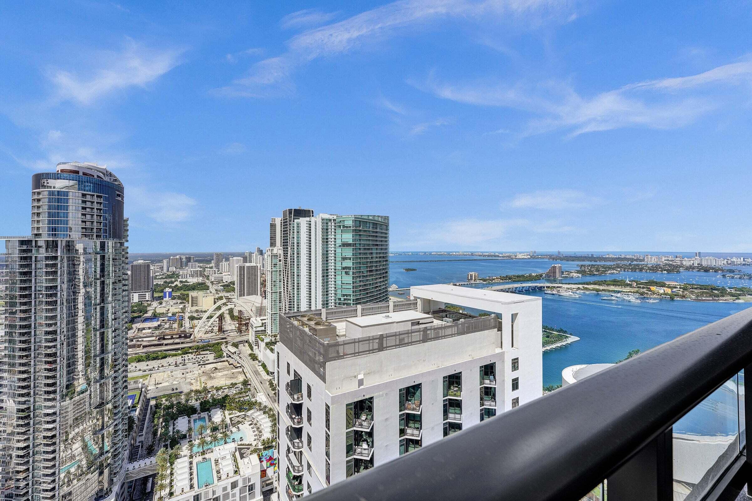 159 Northeast 6th Street, Unit 4813 Miami, FL 33132 - Photo 17 of 34 a view of a city with tall buildings