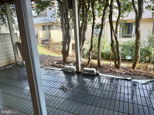 a view of outdoor space with seating area