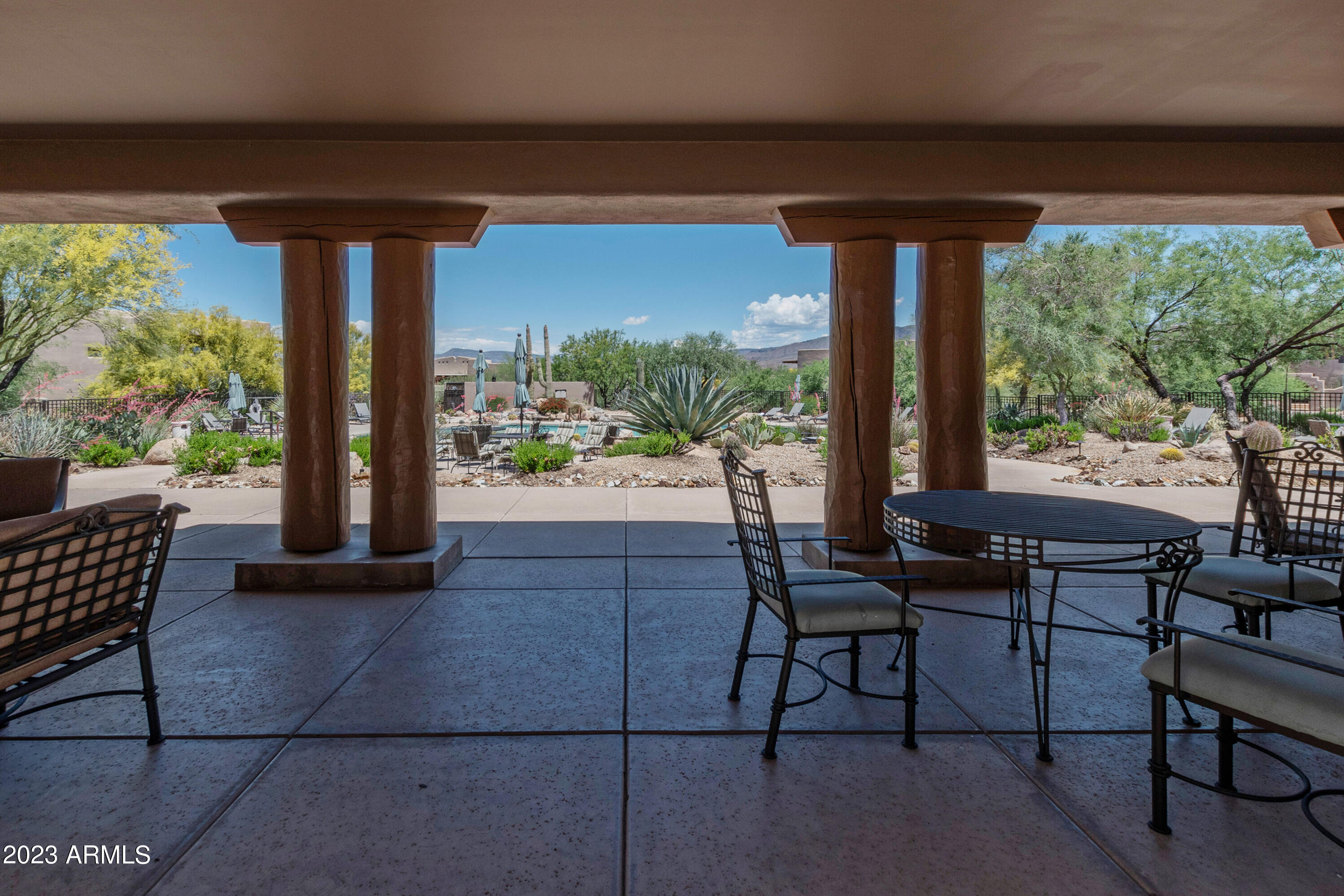 36601 North Mule Train Road, Unit C37 Carefree, AZ 85377 - Photo 28 of 35 Large Covered Patio to Relax