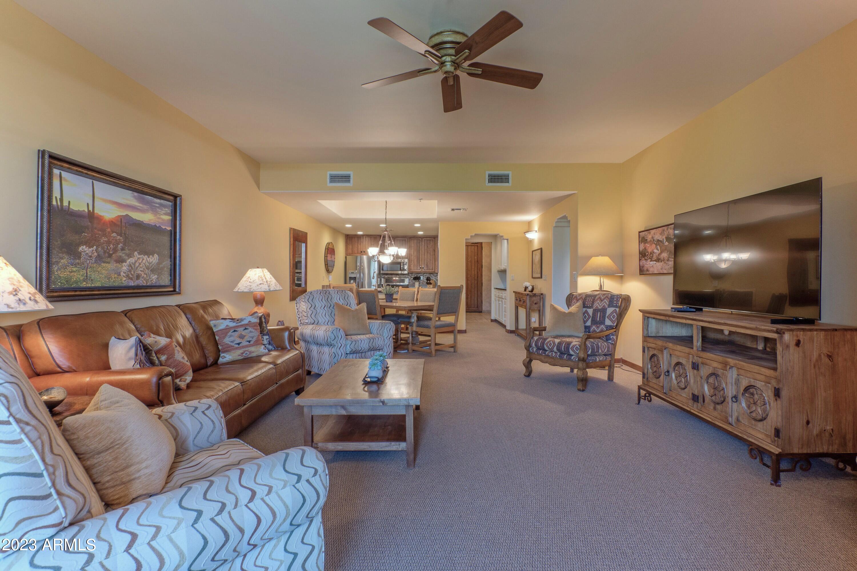 36601 North Mule Train Road, Unit C37 Carefree, AZ 85377 - Photo 5 of 35 Living Room 3-a