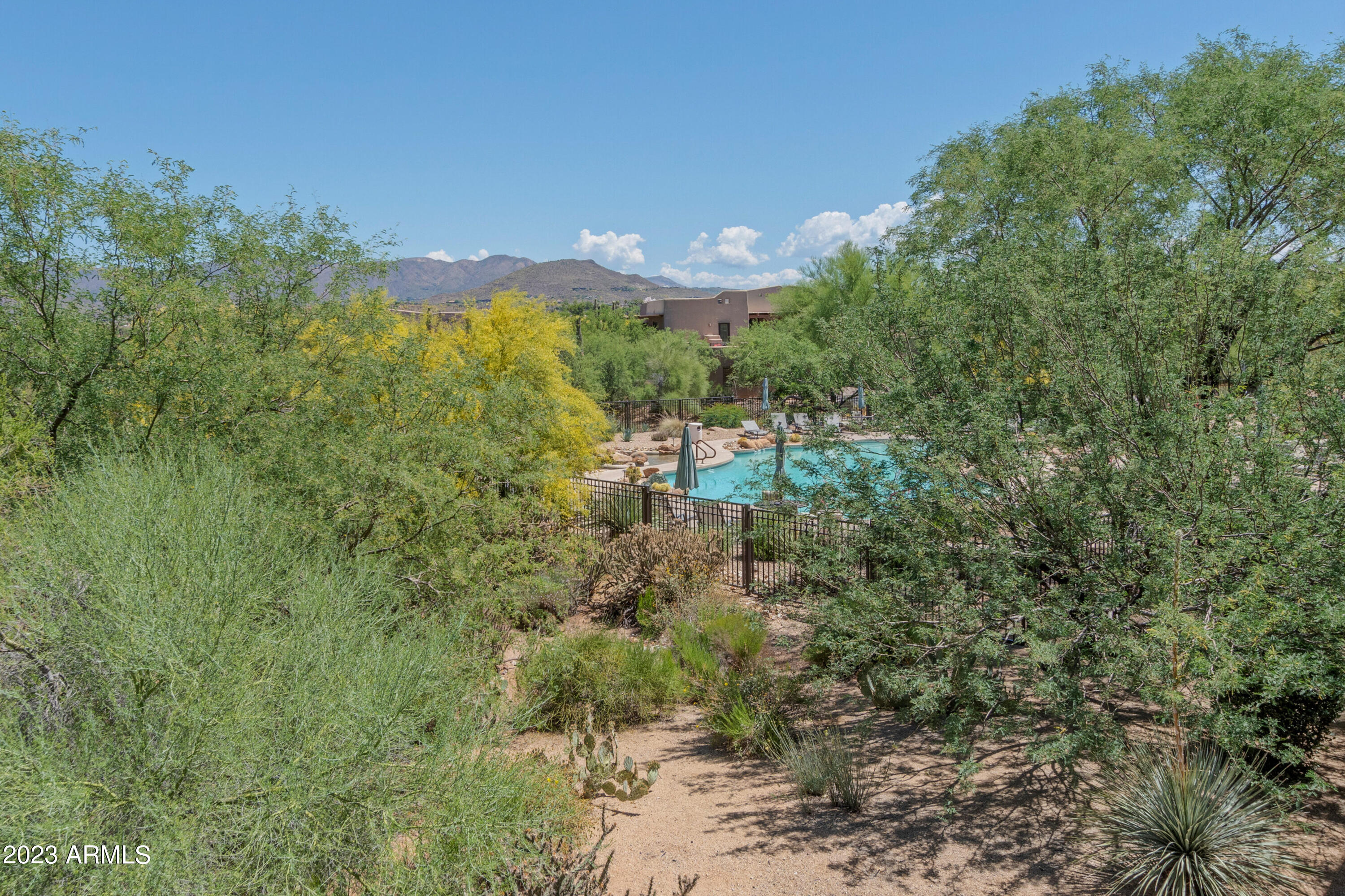 36601 North Mule Train Road, Unit C37 Carefree, AZ 85377 - Photo 8 of 35 Pool View from Patio
