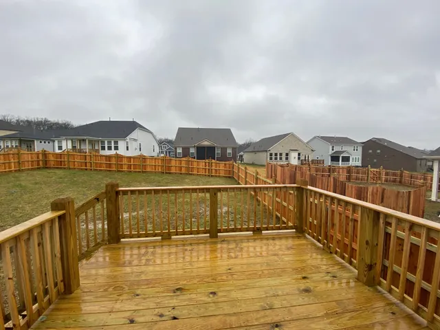 a view of a swimming pool with an ocean view
