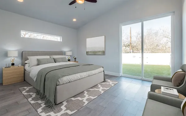 a kitchen with granite countertop white cabinets white appliances with a sink and dishwasher