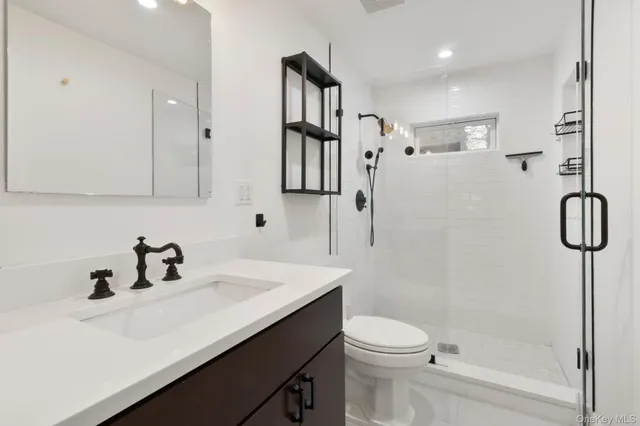 a view of a fireplace in a room