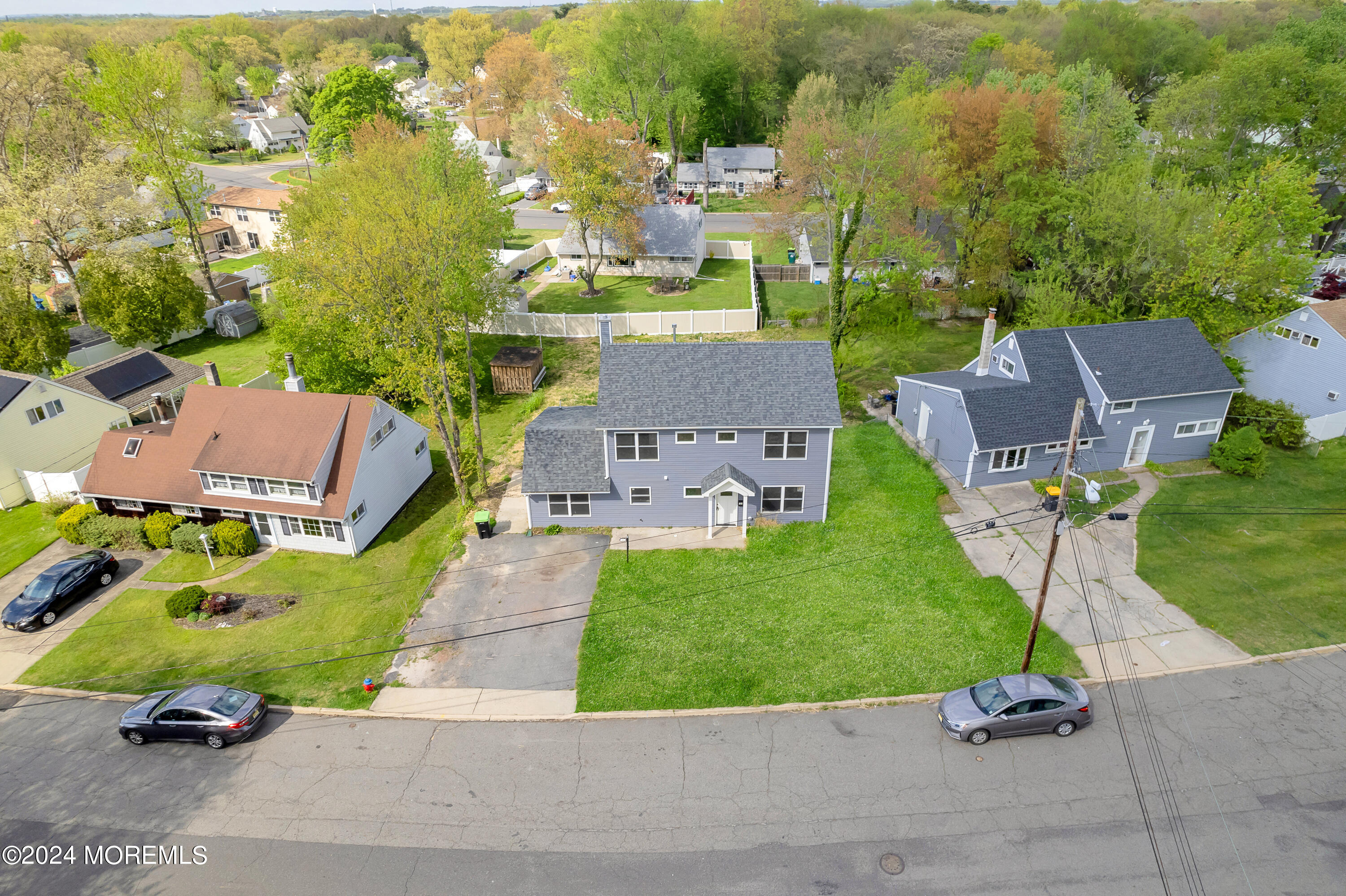 36 Pine Tree Road Old Bridge, NJ 08857 - Photo 11 of 34 an aerial view of a house with garden