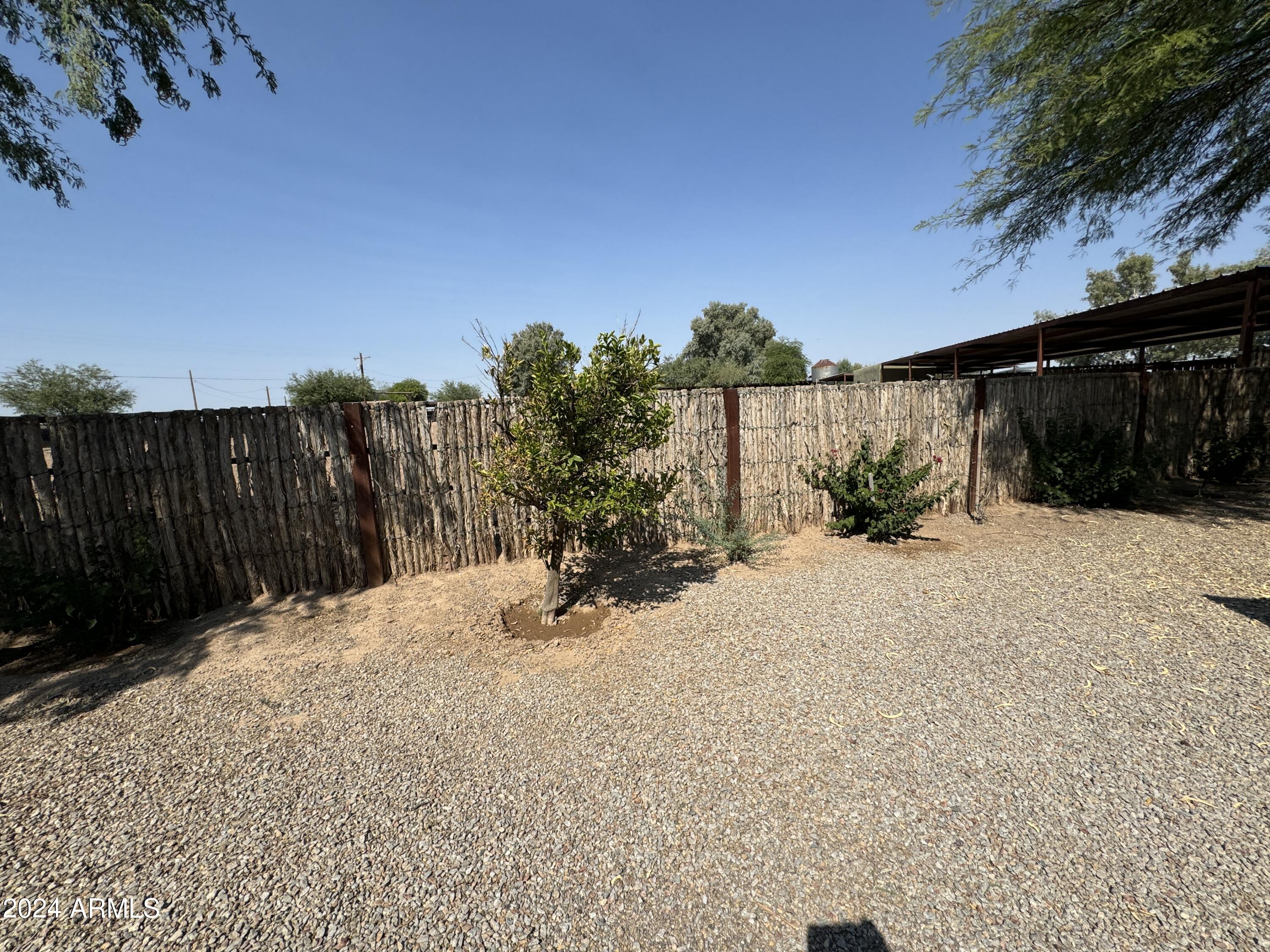 642 East Cornman Road Coolidge, AZ 85128 - Photo 56 of 63 a view of a backyard of the house