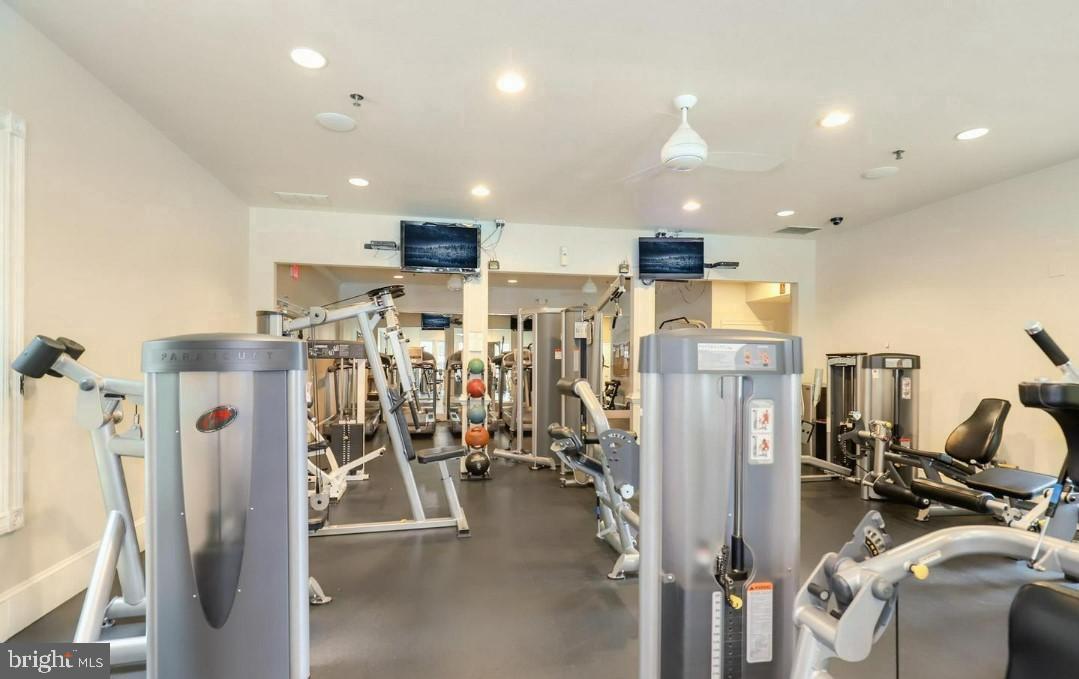 1550 Spring Gate Dr., Unit 8209 McLean, VA 22102 - Photo 30 of 40 a view of a room with gym equipment
