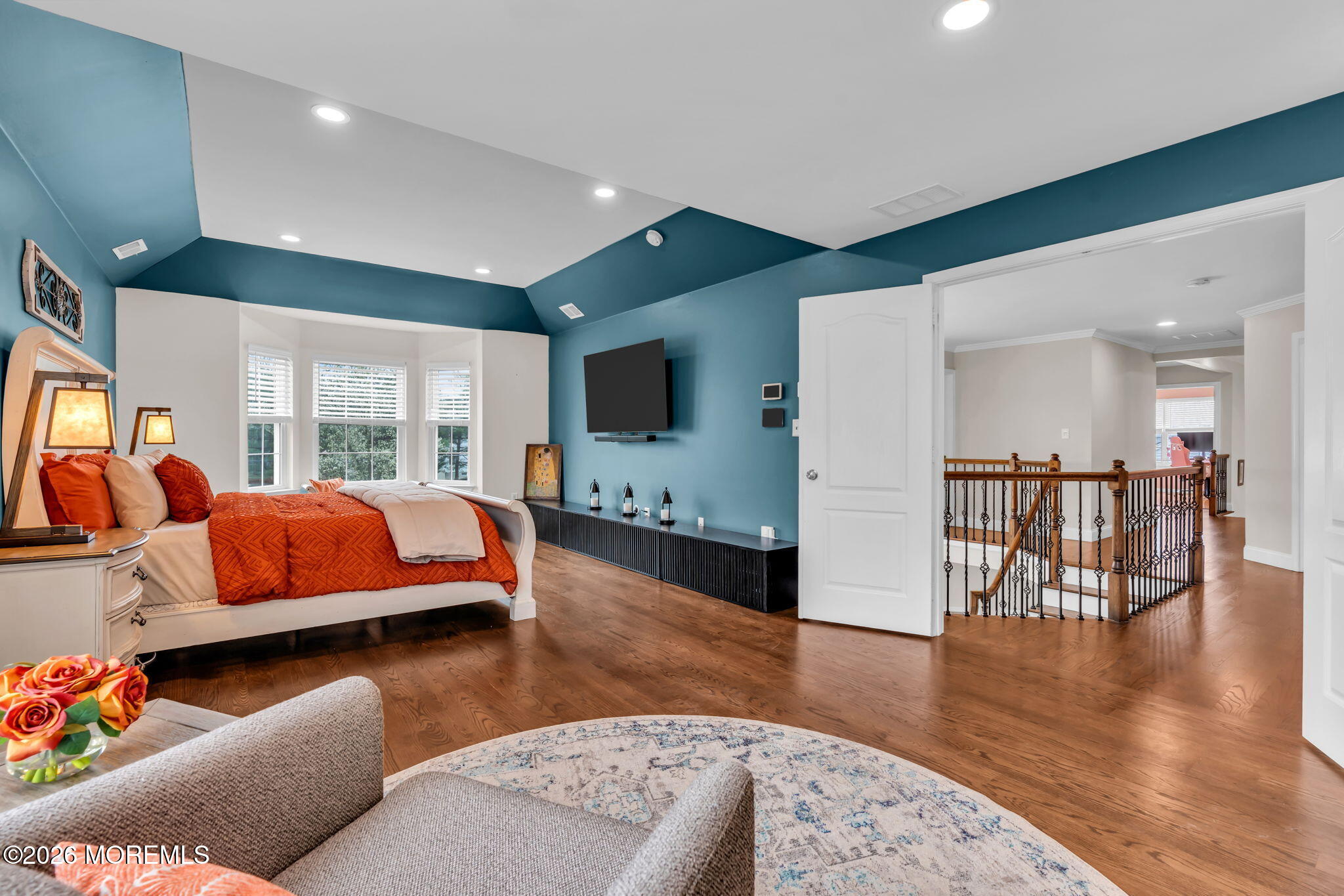 41 Lafayette Mills Road Manalapan, NJ 07726 - Photo 32 of 75 a living room with furniture and a large window