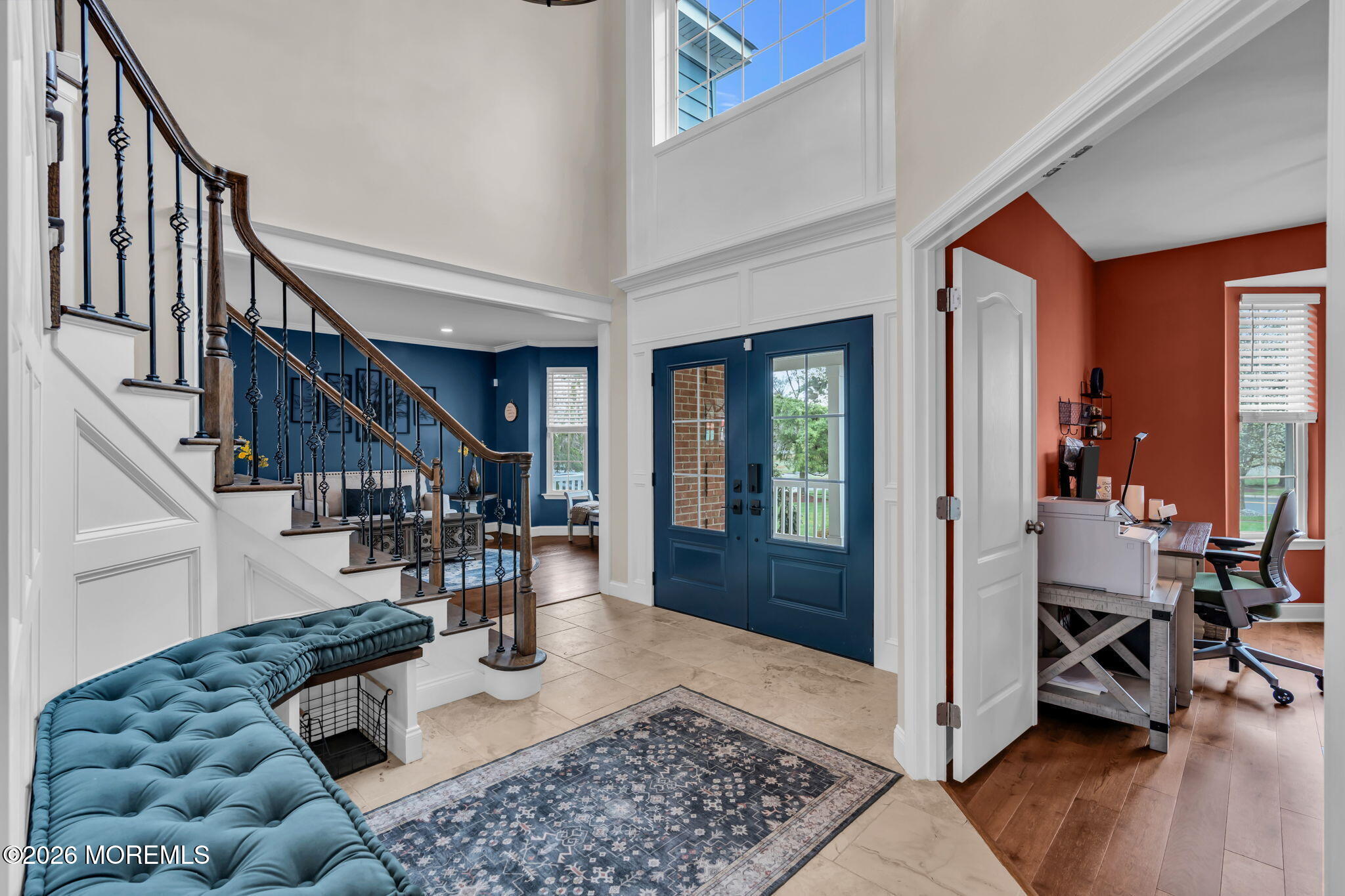 41 Lafayette Mills Road Manalapan, NJ 07726 - Photo 6 of 75 a living room with furniture and a rug