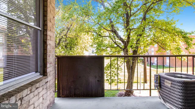 a view of backyard with green space
