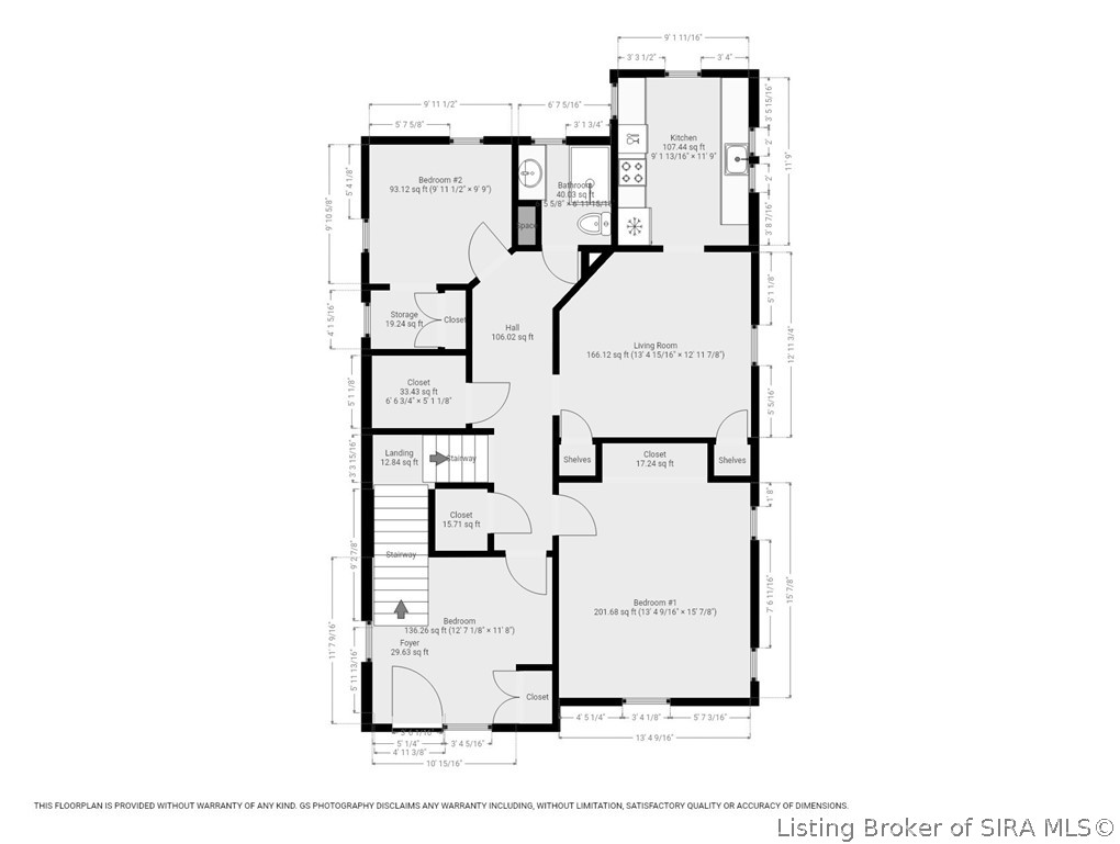 1928 East Spring Street New Albany, IN 47150 - Photo 50 of 51 Unit 2 floor plan