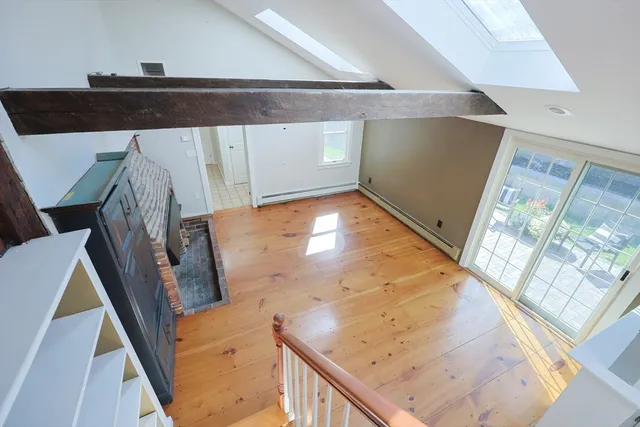 a view of a living room