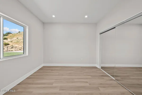 a view of a garage