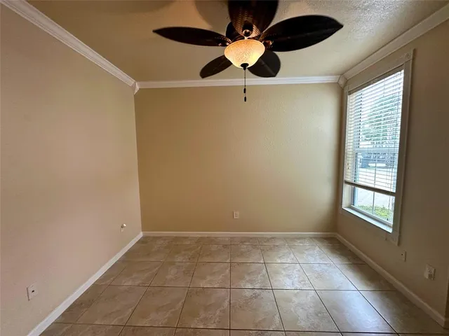 a view of hallway with a chandelier