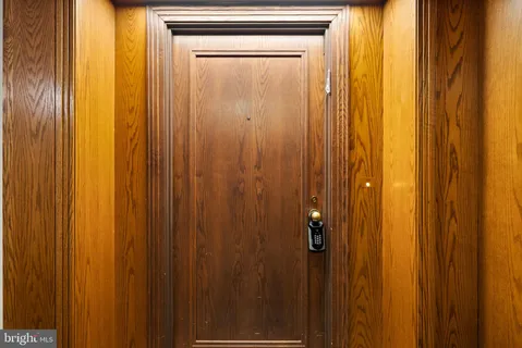 a bathroom with a shower curtain