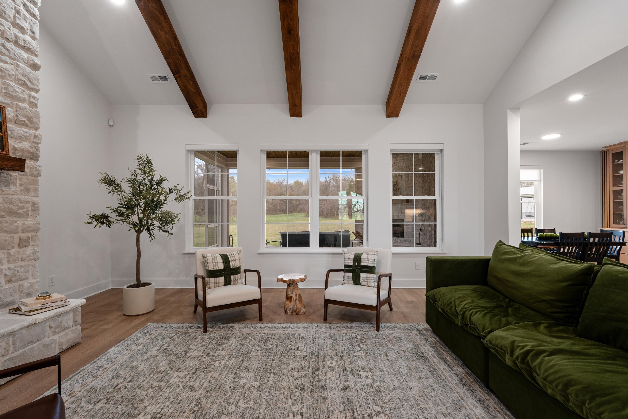 4057 Calista Road Cross Plains, TN 37049 - Photo 32 of 92 a living room with furniture and a potted plant