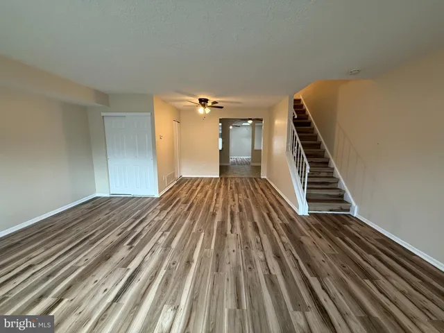 wooden floor in an empty room