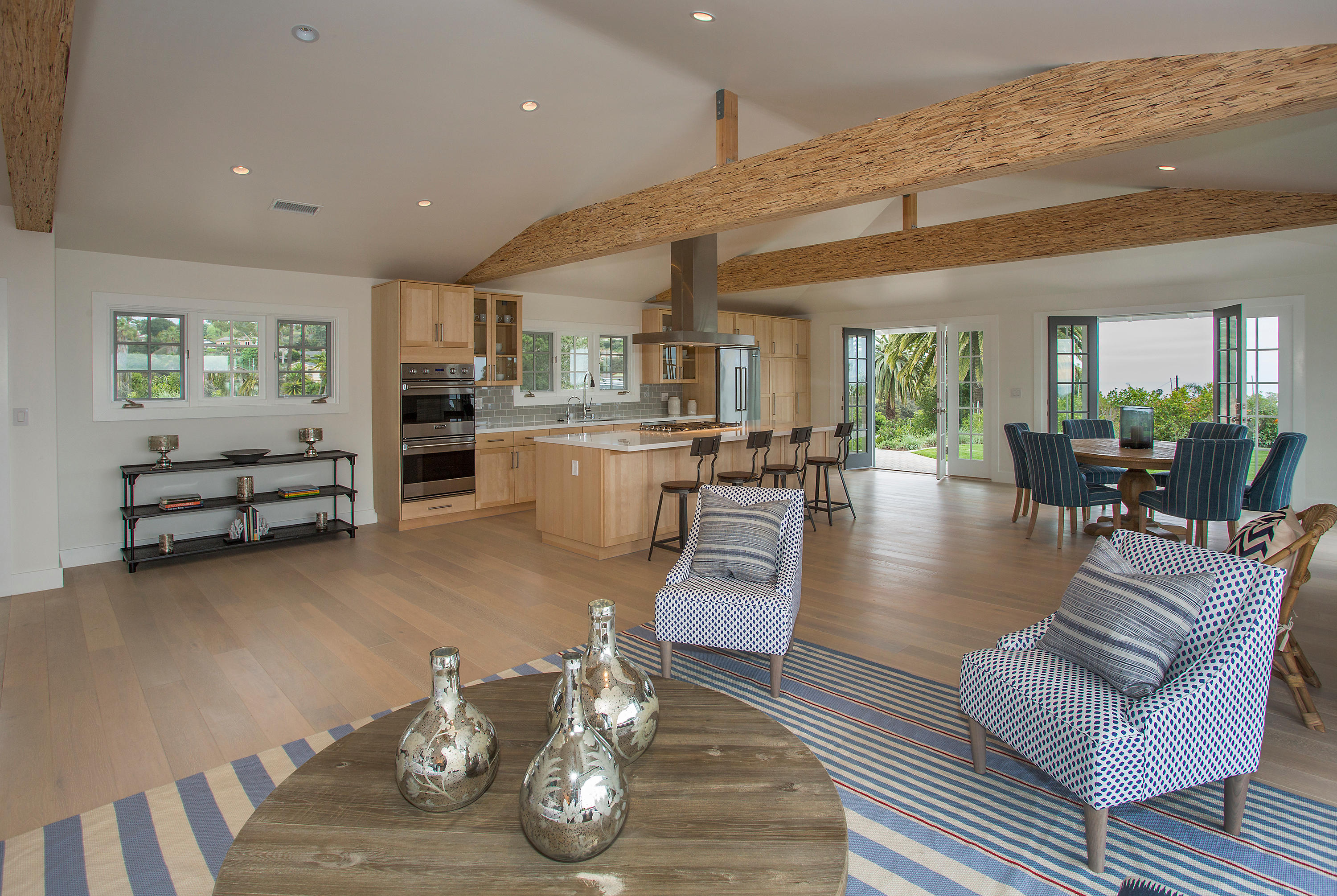 527 Meigs Road Santa Barbara, CA 93109 - Photo 6 of 30 a living room with furniture and kitchen view