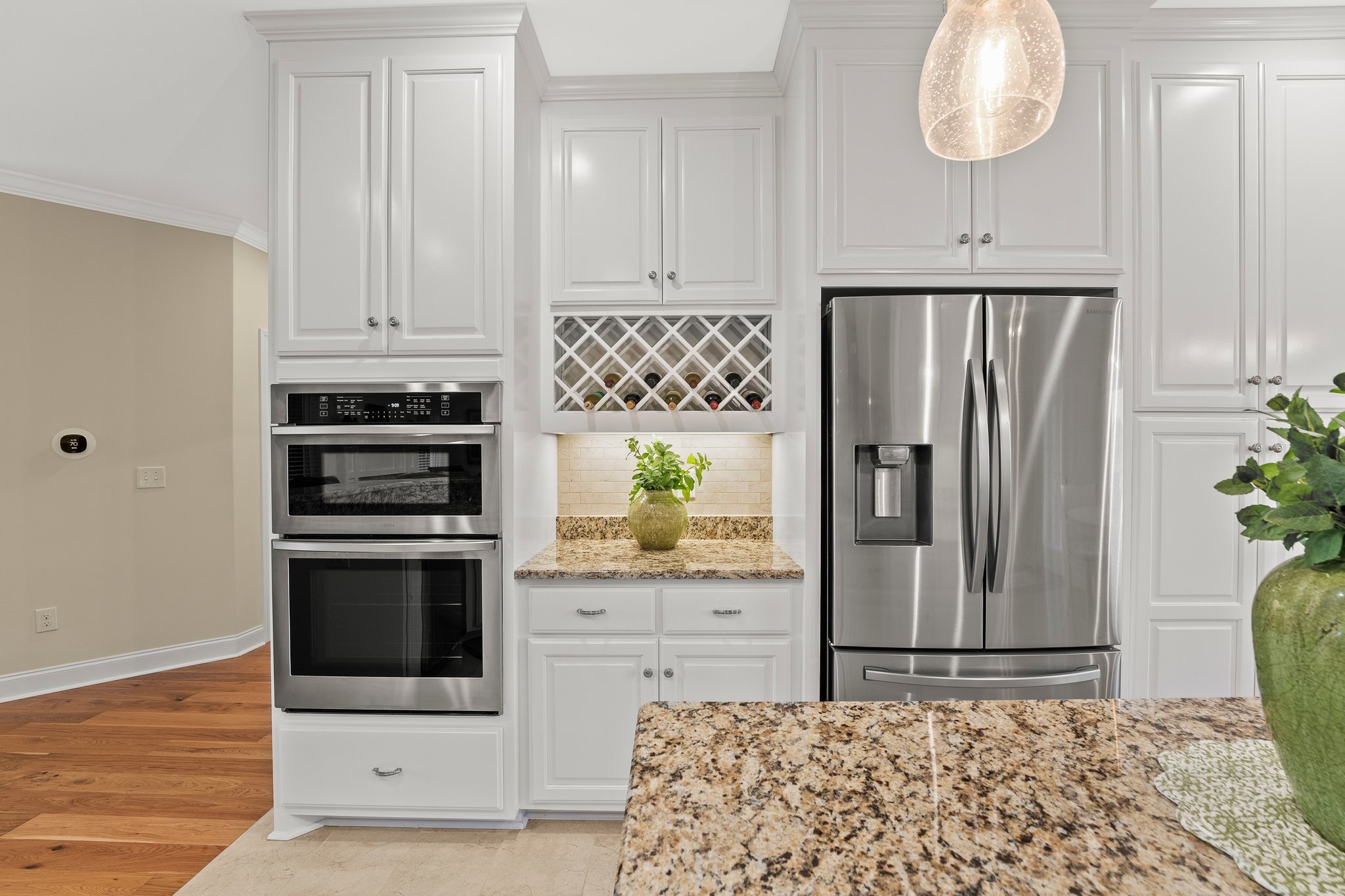 285 Hancock Lane Tullahoma, TN 37388 - Photo 17 of 79 a kitchen with stainless steel appliances kitchen island granite countertop a refrigerator and a stove top oven