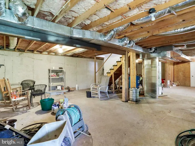 a view of balcony with wooden floor