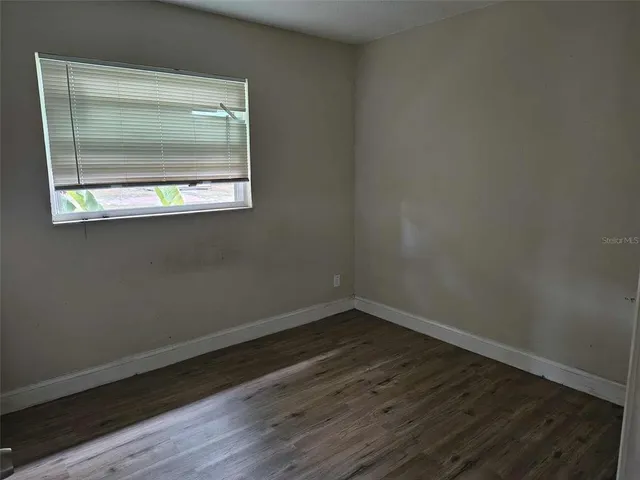 a view of wooden floor in a room