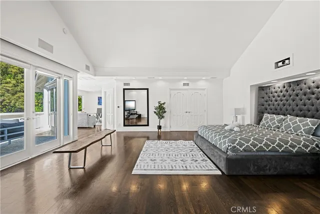 front view of a house with a garden