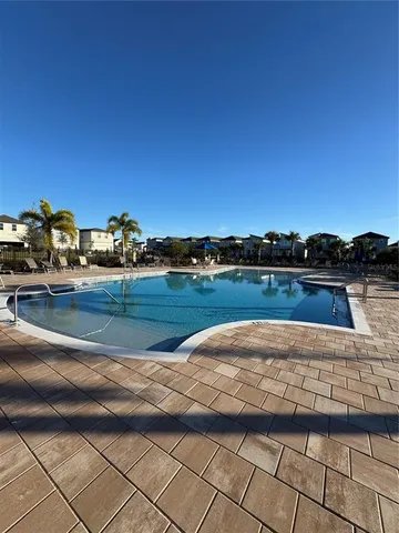 a view of a lake with houses