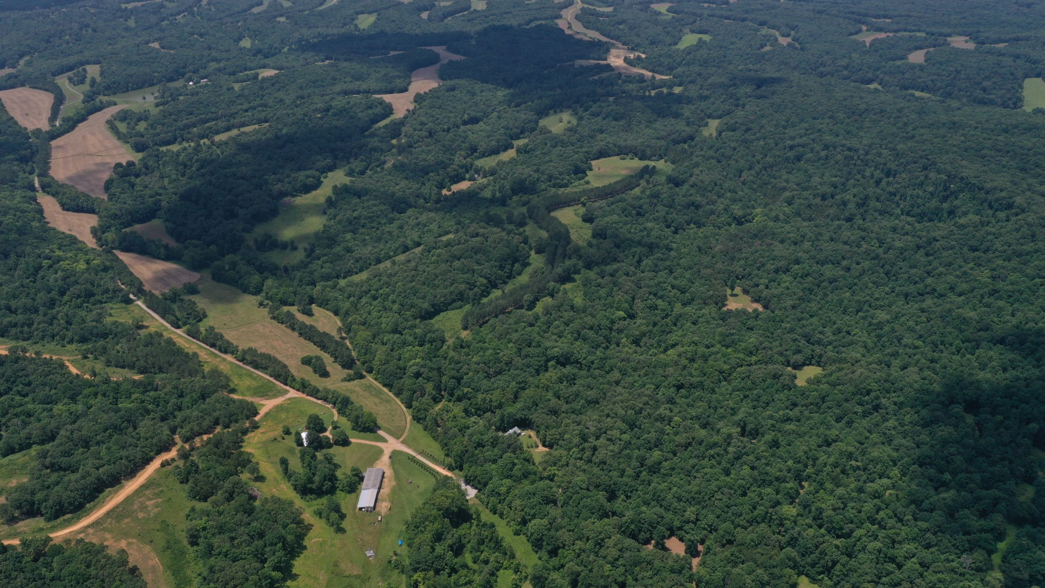 1092 Shoulder Strap Branch Road Vanleer, TN 37181 - Photo 5 of 14 an aerial view of house with yard