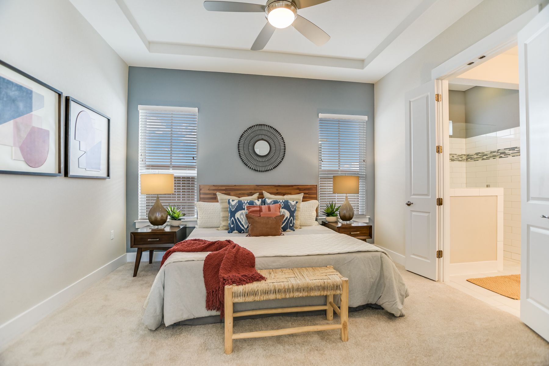 2405 Moreno Street Austin, TX 78723 - Photo 13 of 20 Convenient primary bedroom on the main level.