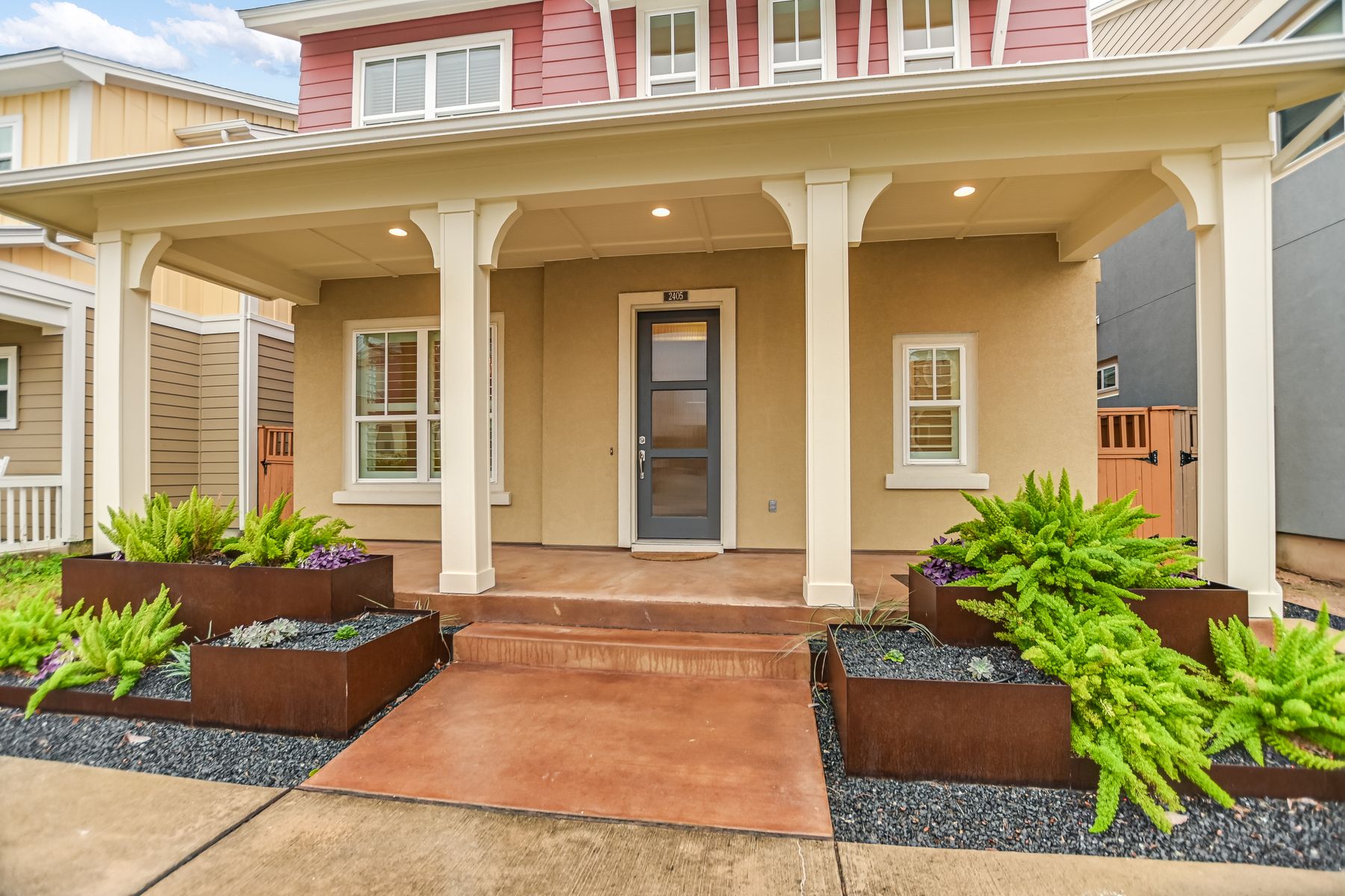 2405 Moreno Street Austin, TX 78723 - Photo 2 of 20 The generous front porch is perfect for enjoying nice spring days and socializing with neighbors.