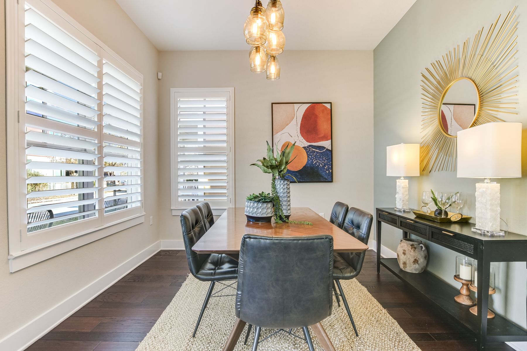 2405 Moreno Street Austin, TX 78723 - Photo 3 of 20 The formal dining room greets guests upon arrival into the home.