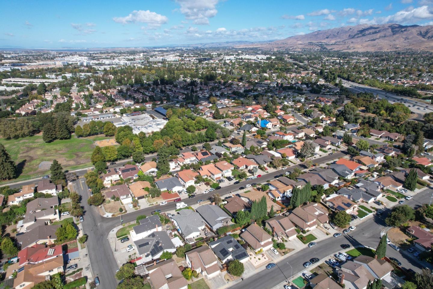 2314 Oak Flat Road San Jose, CA 95131 - Photo 34 of 36 an aerial view of residential houses with outdoor space
