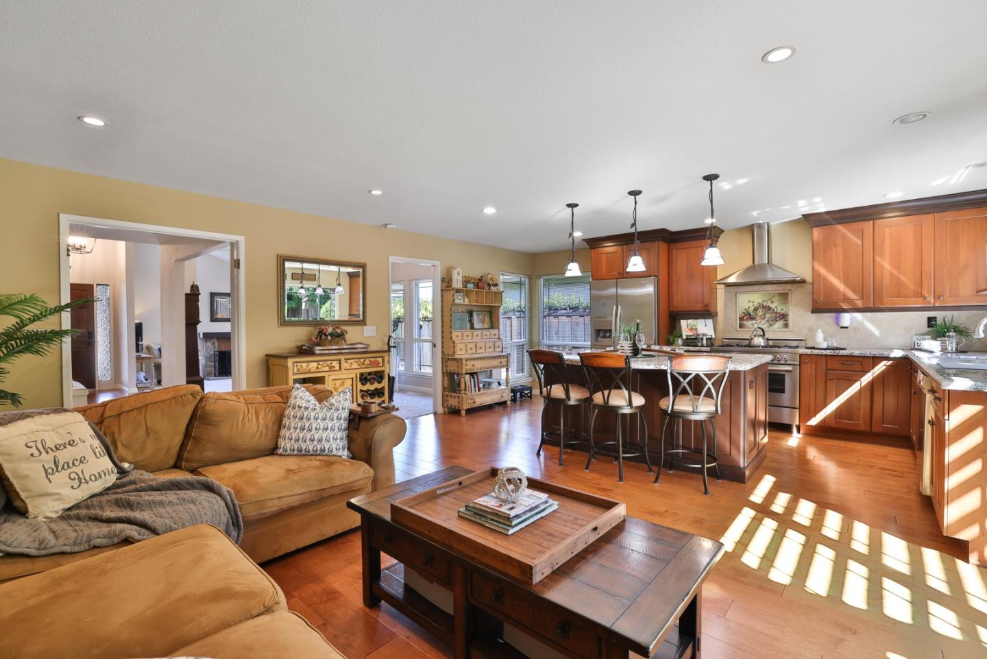 2314 Oak Flat Road San Jose, CA 95131 - Photo 9 of 36 a living room with furniture kitchen and a table