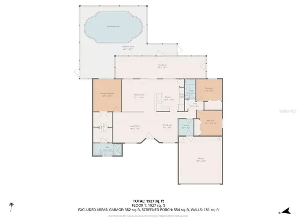 a picture of a floor plan