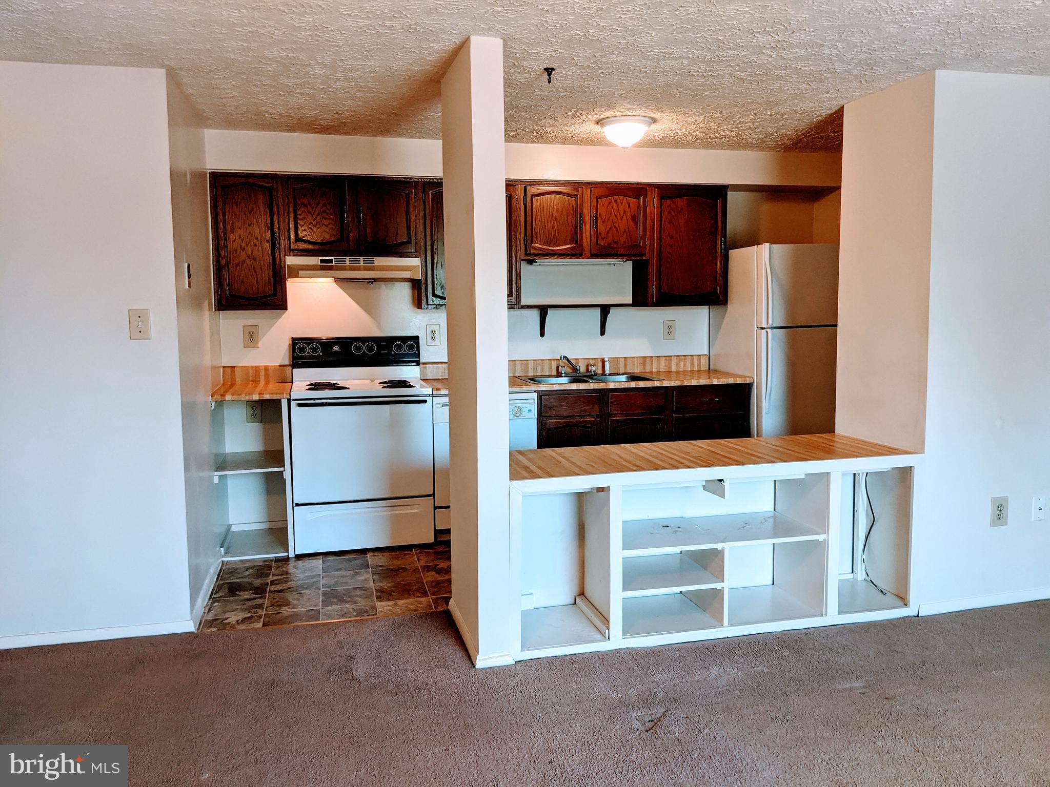 995 Heather Ridge Drive, Unit 4J Frederick, MD 21702 - Photo 8 of 21 Kitchen with bar area open to living room