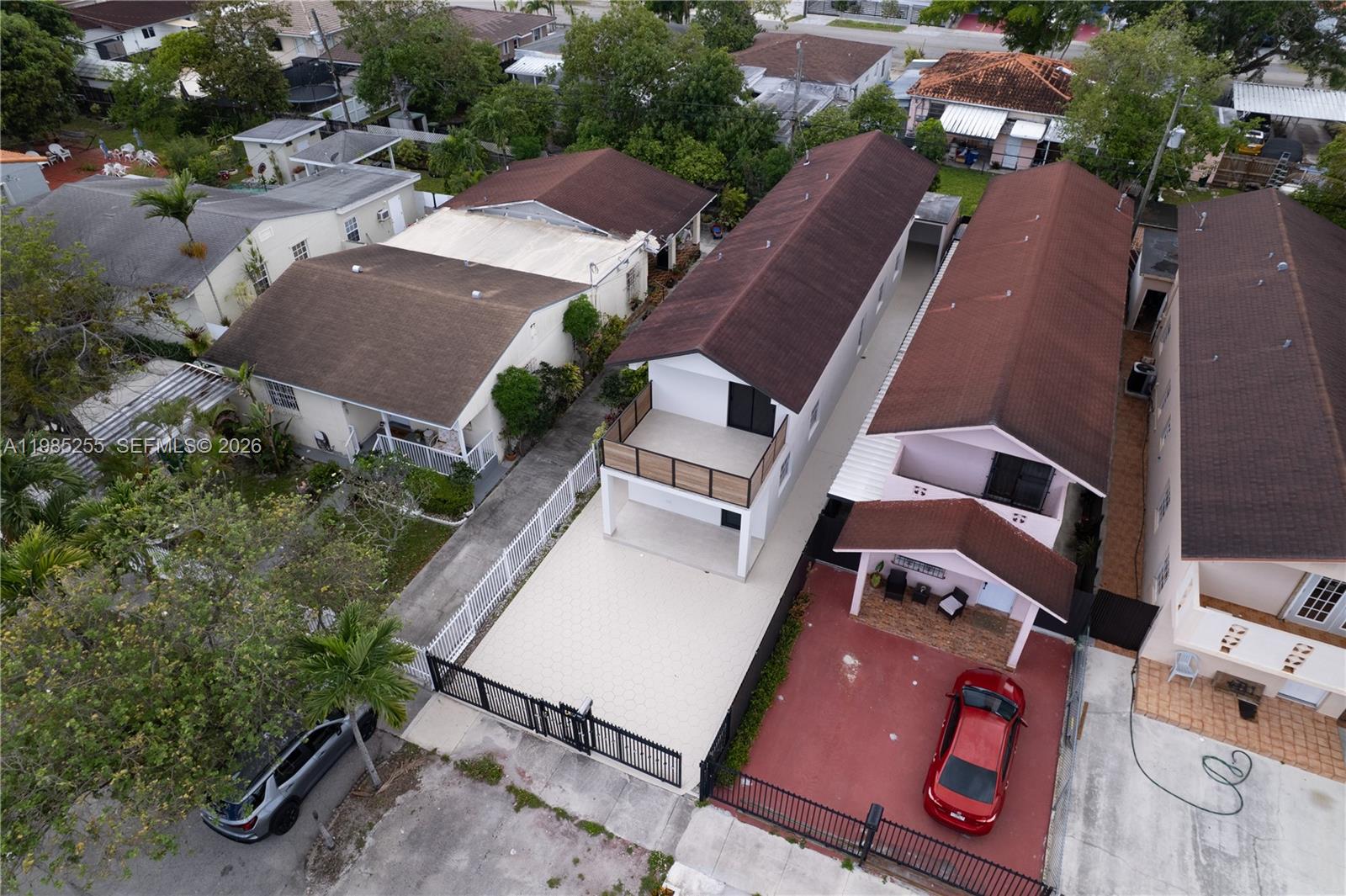 370 Flagami Boulevard Miami, FL 33144 - Photo 42 of 67 an aerial view of residential house with outdoor space and street view